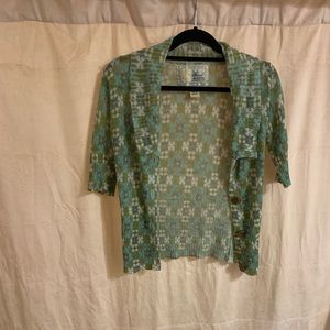 floral cardigan